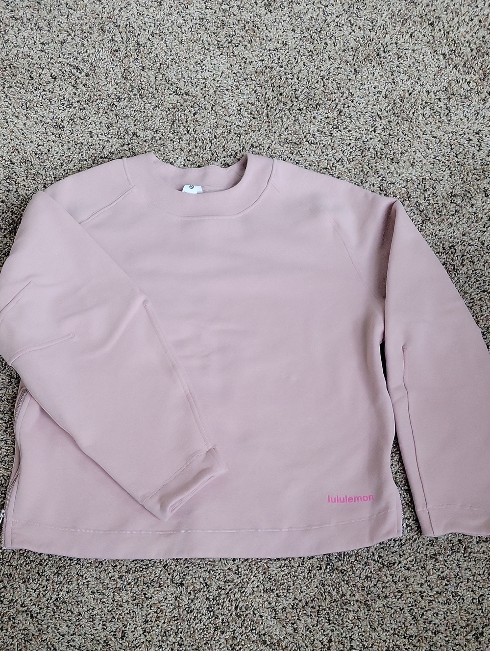 lululemon athletica Pale Pink Crewneck Pullover